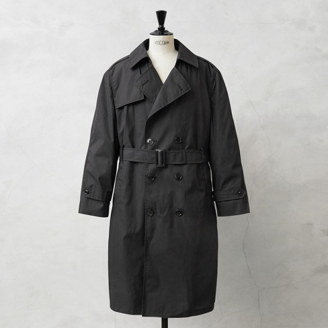 MADE IN USA 新品 米軍 デッドストック NEPTUNE GARMENT CO. ブラックトレンチコート THINSULATE（シンサレート）ライナー付き