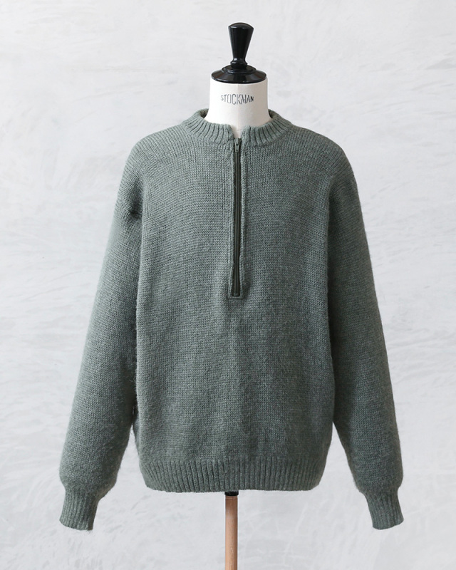 ミリタリー 卸売 仕入れ 問屋 実物 USED スイス軍 M-74 ハーフジップ