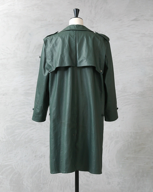 ミリタリー 卸売 仕入れ 問屋 実物 USED スイス軍 PVCレザー レインコート