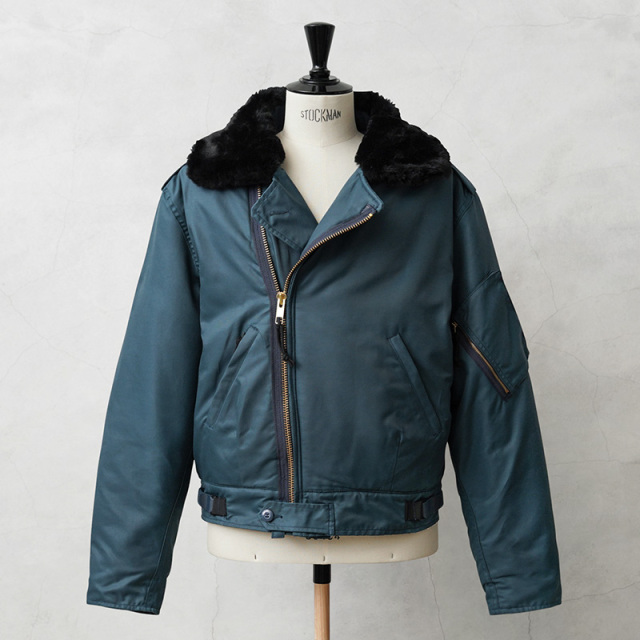 実物 新品 デッドストック カナダ軍 ROYAL CANADIAN AIR FORCE リアルムートン アビエイター ジャケット TYPE IV AIR FORCE BLUE