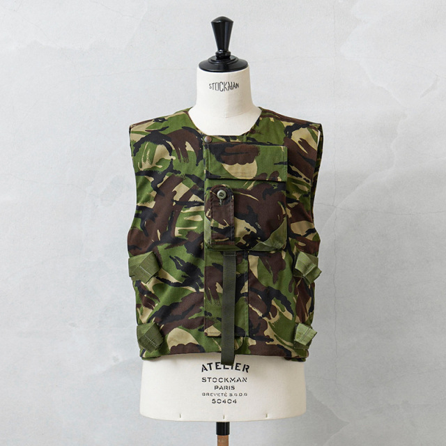 実物 USED イギリス軍 コンバット ボディアーマーベスト DPMカモ