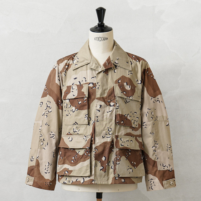 実物 新品 デッドストック 米軍 6Cデザート（チョコチップ）カモ BDU ジャケット