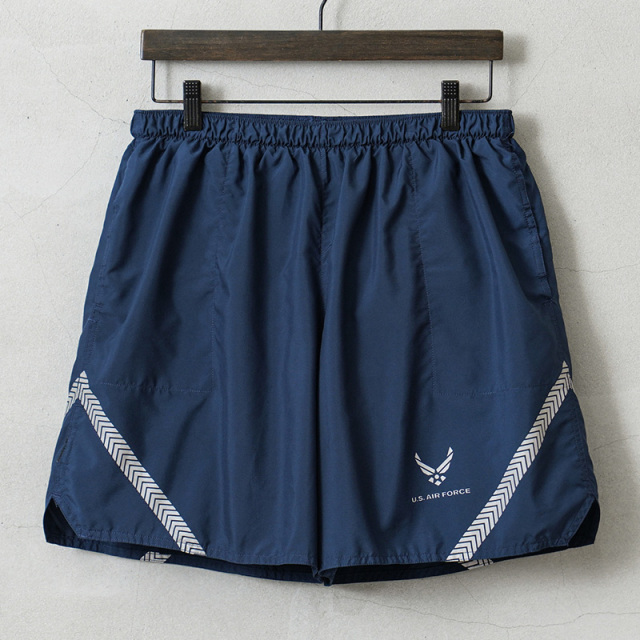実物 USED 米空軍 U.S. AIR FORCE IPTU TRAINING ショーツ サイドポケット付き / トレーニングショーツ