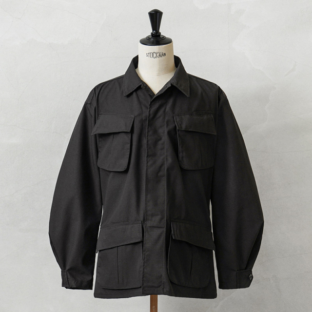 MADE IN USA 新品 デッドストック 米軍 ジャングル ファティーグ ジャケット BLACK