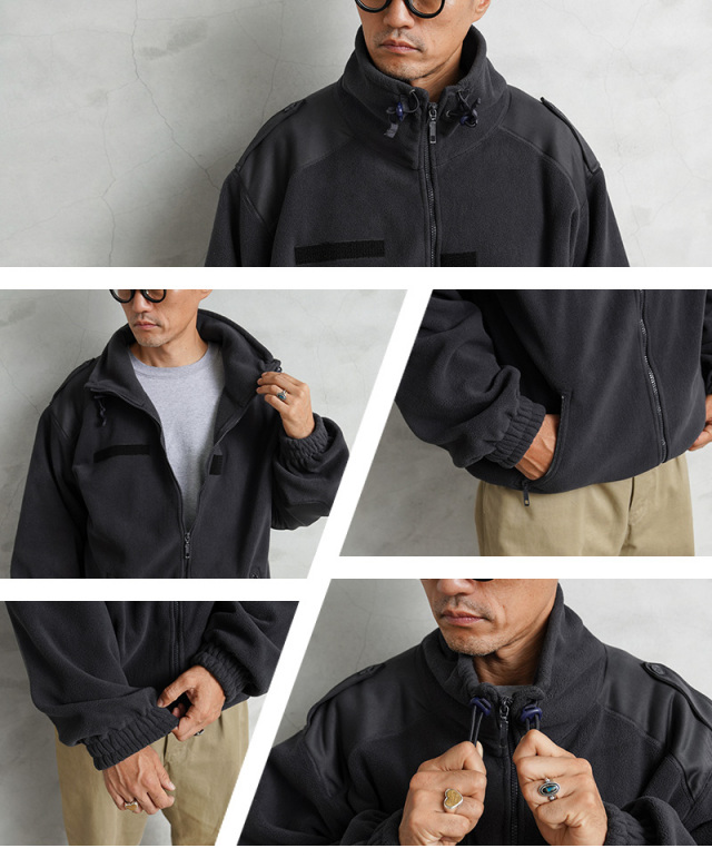 N.HOOLYWOOD TPES コールドウェザージャケット フリース 古着 N.HOOLYWOOD TPES コールドウェザージャケット フリース 古着