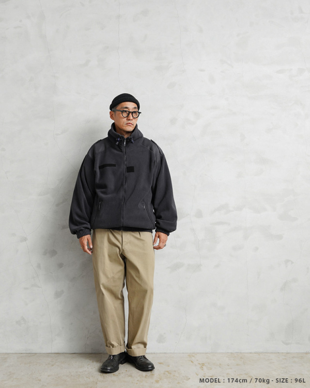 フランス軍 コールドウェザー フリースジャケット 88C ユーロミリタリー フランス軍 コールドウェザー フリースジャケット 88C ユーロ