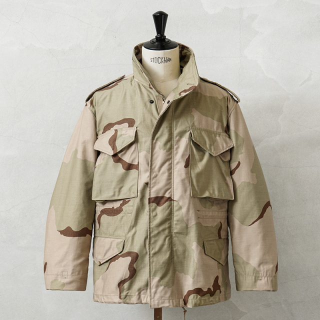 実物 新品 デッドストック 米軍 M-65フィールドジャケット 3カラーデザートカモ