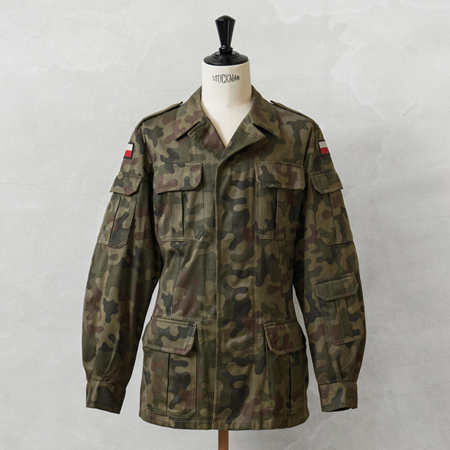 実物 USED ポーランド軍 Wz93 Pantera Camo ノンリップ フィールド ジャケット