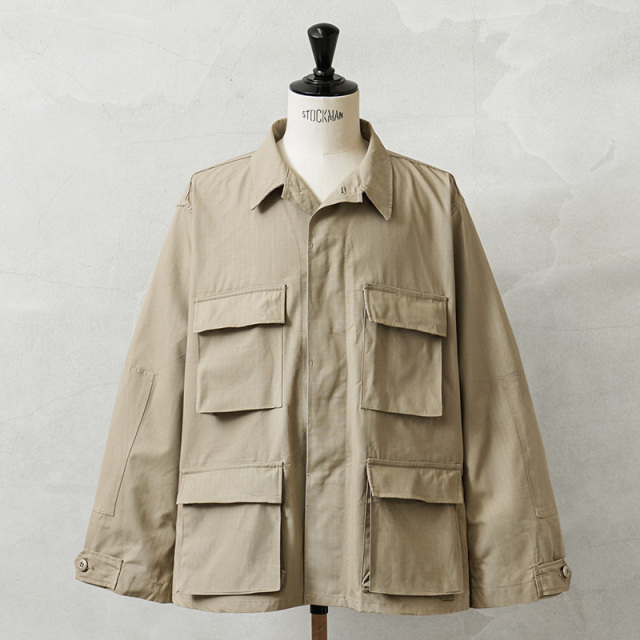 MADE IN USA 新品 米軍 デッドストック BDU ジャケット カーキ 中期型タイプ ウエストアジャスターあり
