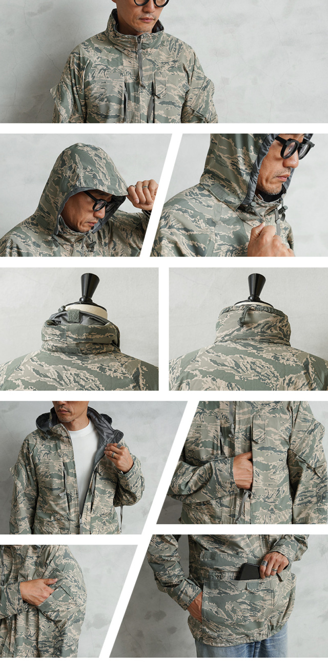 米軍実物 USAF 米空軍 ABU GORE-TEX パーカー L-S ゴアテックス