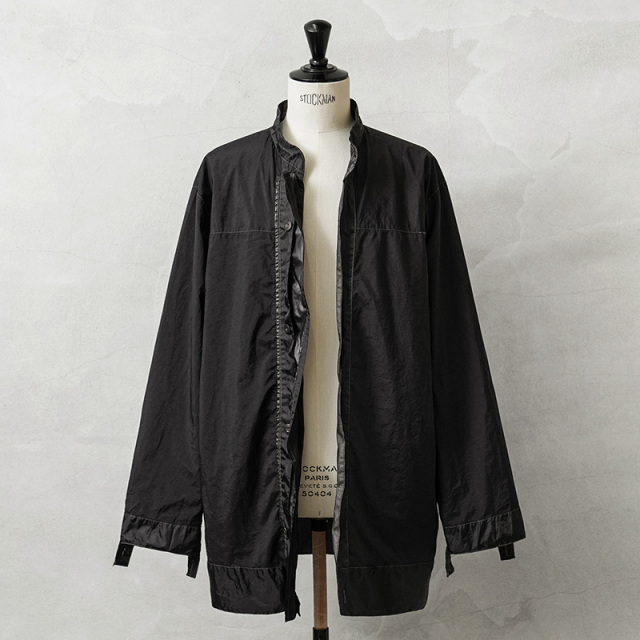 実物 USED オランダ軍 WATERPROOF ブリーザブル ライナーコート DEEP BLACK染め