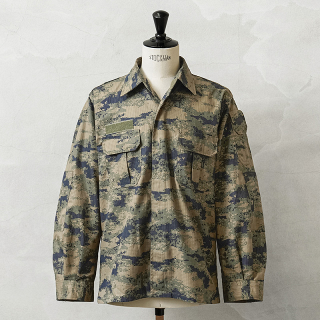 実物 USED トルコ軍 AIR FORCE リップストップ ジャケット NANOカモ / トルコ空軍