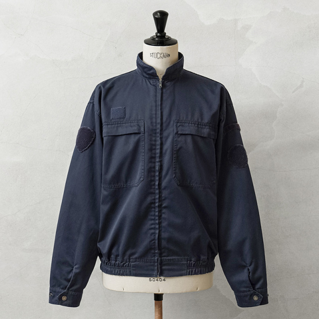 実物 USED フランス軍 MILITARY POLICE スタンドカラー ジャケット フロントポケット