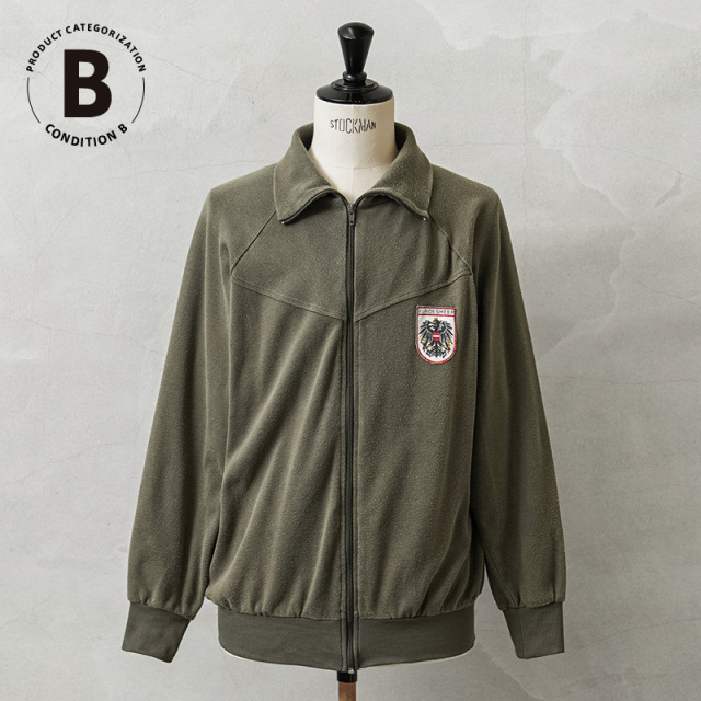 実物 USED オーストリア軍 トレーニングジャケット WHITEパッチ コンディションB