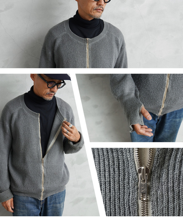 新品 未使用 dead stock デンマーク軍 ウール ジップセーター ミリタリー 卸売 仕入れ 問屋 実物 USED デンマーク軍 ウール ジップ