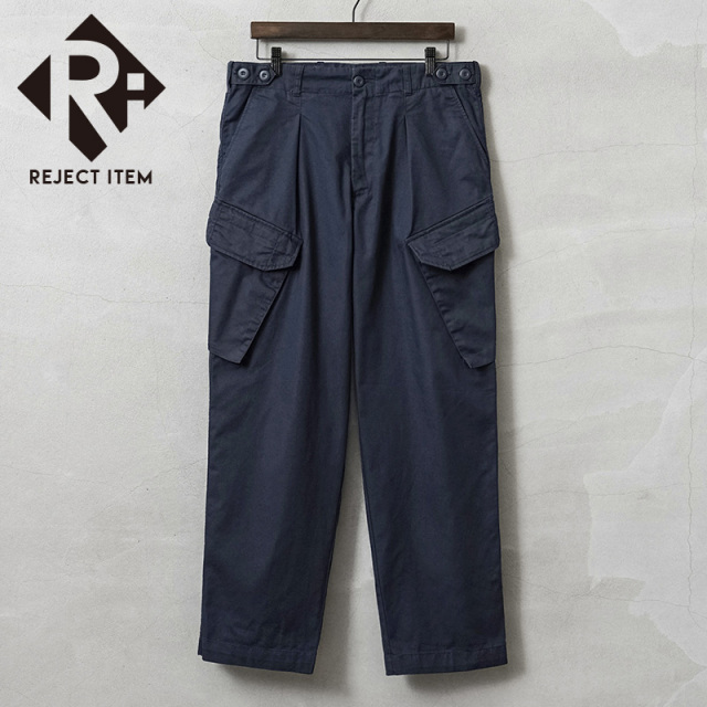 リジェクト 訳あり品 実物 USED イギリス軍 ROYAL NAVY RIG22 FR T/C カーゴパンツ スラントポケット