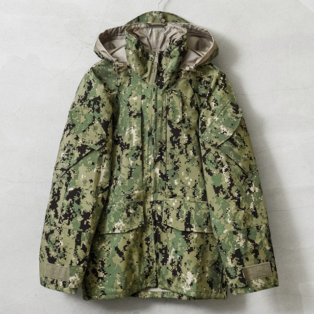 【スモールサイズ】実物 新品 デッドストック 米海軍 NWU GORE-TEXパーカー TYPEIII AOR2 
