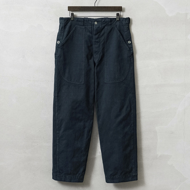 実物 USED スイス軍 1950年代 前期型 ヴィンテージ デニムワークパンツ NAVY染め