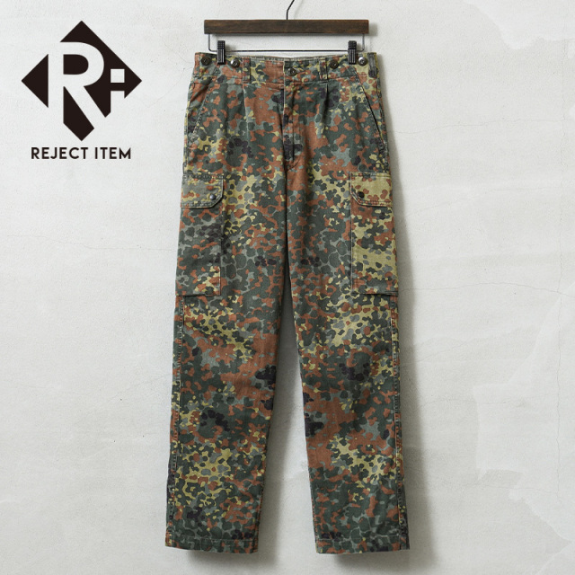 リジェクト 訳あり品 実物 USED ドイツ軍 フレクターカモ カーゴパンツ / フレックカモ フレックターン