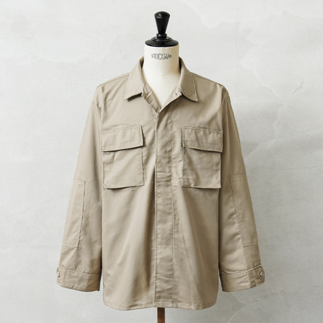 MADE IN USA 新品 米軍 デッドストック タクティカル シャツジャケット ノンリップ カーキ