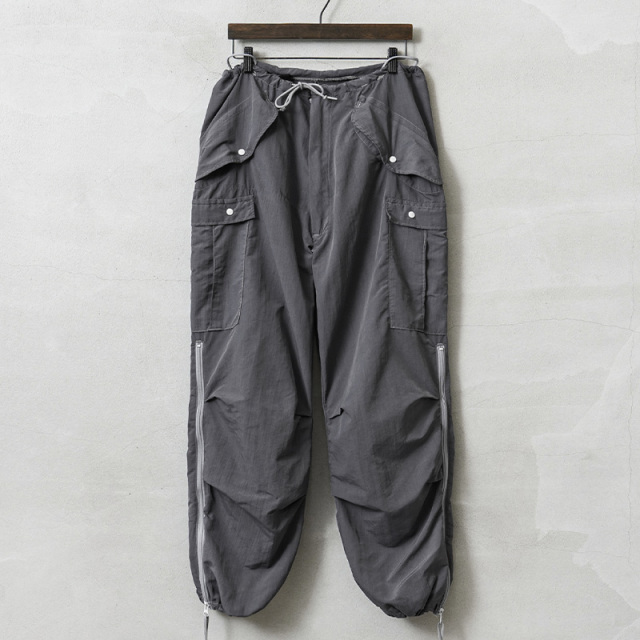 実物 新品 デッドストック 米軍 スノーカモ オーバーパンツ カーゴポケット付き GRAY染め