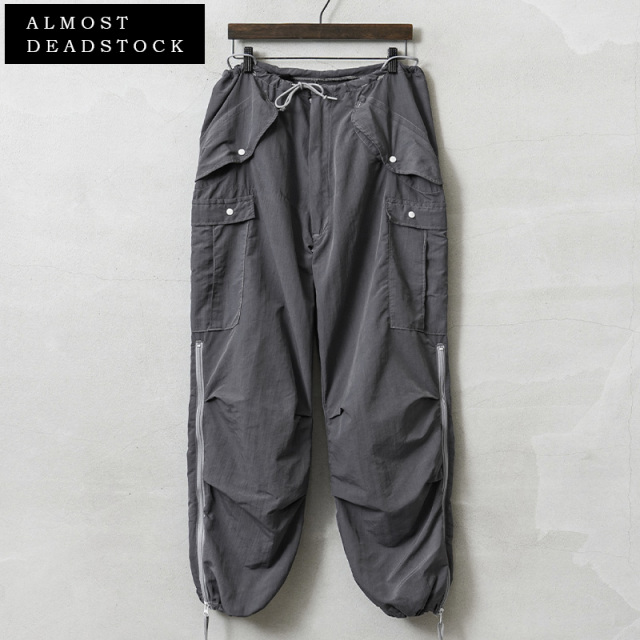 実物 新品 デッドストック 米軍 スノーカモ オーバーパンツ カーゴポケット付き GRAY染め ALMOST DEADSTOCK