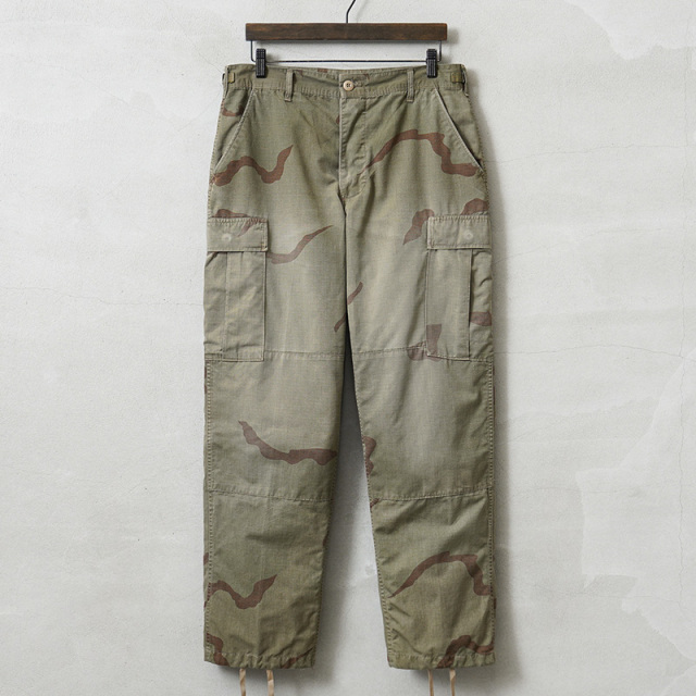 実物 USED 米軍 DCU カーゴパンツ 3カラーデザート リップストップ FADE OLIVE染め【フェードオリーブ】
