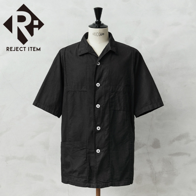 リジェクト 訳あり品 実物 新品 デッドストック 米軍 70’s アシスタント メディカルシャツ BLACK染め
