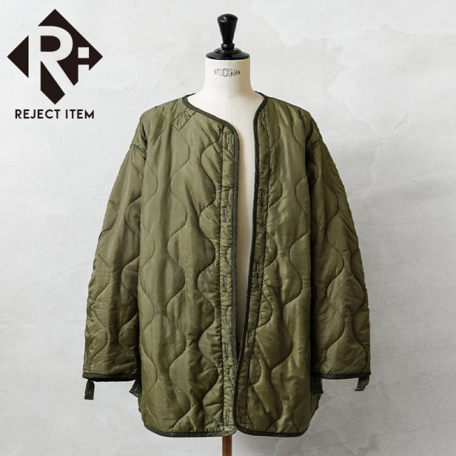 リジェクト 訳あり品 実物 USED 米軍 M-65 モッズコート用ライナー ノンリップ