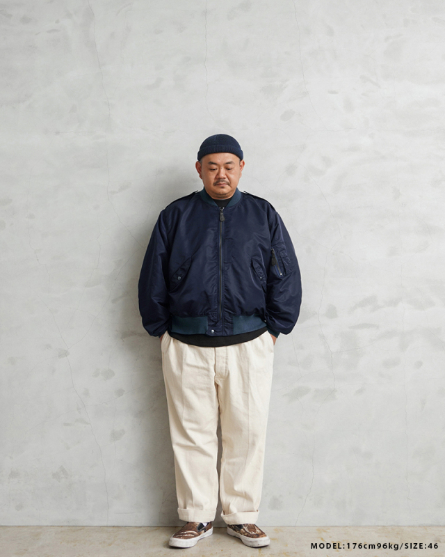 WAIPER] 米軍 L-2A フライトジャケット MIL-J-5392Aモデル NAVY【WP06