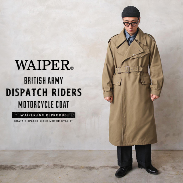 WAIPER.inc イギリス軍 DISPATCH RIDERS（ディスパッチライダース）モーターサイクル コート【WP92】【T】