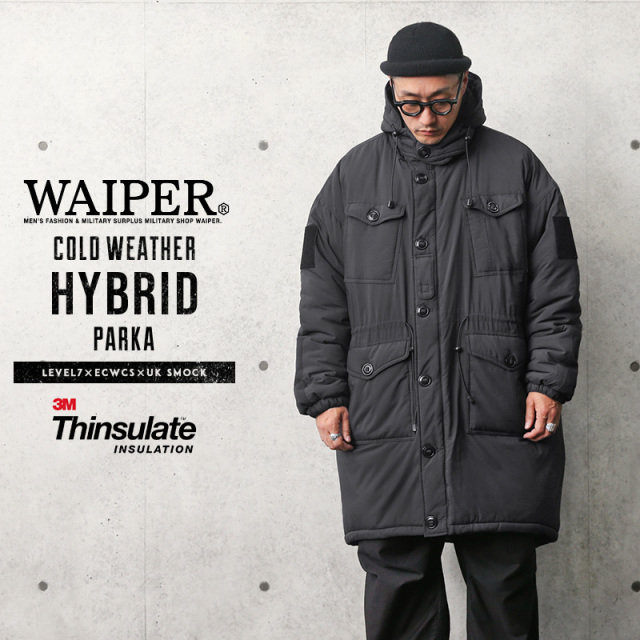 WAIPER.inc コールドウェザー THINSULATE（シンサレート）ハイブリッドパーカー【WP61】【T】