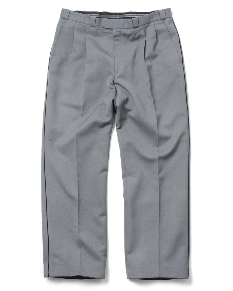 実物 スイス軍 M-72 SERVICE パンツ フロントジップ GREY USED