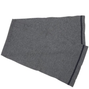 実物 西ドイツ軍ウールマフラー グレー ライン入り