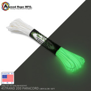 ATWOOD ROPE MFG. 4Strand 200Lbs 50FT UBER GLOW パラコード【T】