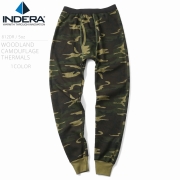 INDERA MILLS インデラミルズ 812DR WOODLAND CAMOUFLAGE サーマル アンダーパンツ