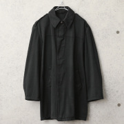 実物 USED ハンガリー軍 フィールドコート BLACK染め