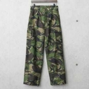実物 新品 デッドストック オランダ軍 100% コットン トラウザーパンツ
