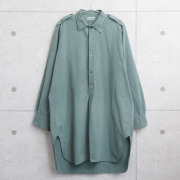 実物 USED スイス軍 プルオーバー グランパシャツ