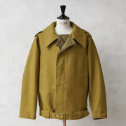 実物 新品 デッドストック ロシア軍（旧ソ連軍）タンカースジャケット カーキ 裾ベルト付き