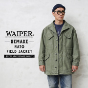 WAIPER.inc 実物 USED オランダ軍 リメイク 1980～90年代 NATO フィールドジャケット OD