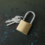 実物 新品 イタリア軍 METAL PADLOCK（メタル パドロック）南京錠【T】