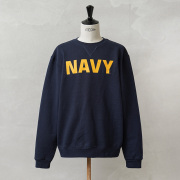 新品 米軍 U.S.NAVY オフィシャルライセンス トレーニング クルーネック スウェット NAVY