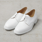 実物 新品 デッドストック フランス軍 Argueyrolles社製 レザー オフィサーシューズ WHITE