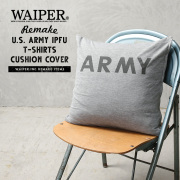 WAIPER.inc 実物 米軍 IPFU ARMY トレーニング Tシャツ リメイク クッションカバー【T】