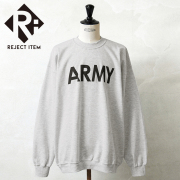 リジェクト 訳あり品 新品 GILDAN製 ギルダン U.S. ARMY クルーネック スウェットシャツ ASH GRAY