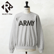 リジェクト 訳あり品 新品 GILDAN製 ギルダン U.S. ARMY クルーネック スウェットシャツ SPORT GRAY