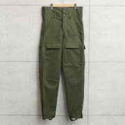 実物 新品 デッドストック チェコ軍 M-85 ダブルニーフロント フィールド カーゴパンツ