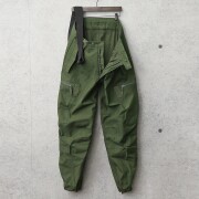 新品 ALE社製 スウェーデン軍 COMMERCIAL MODEL M-90 タンカースパンツ サスペンダー付き GREEN