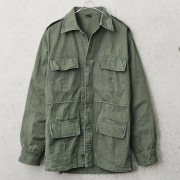 実物 USED ギリシャ軍 インバーテッドプリーツ フィールドジャケット